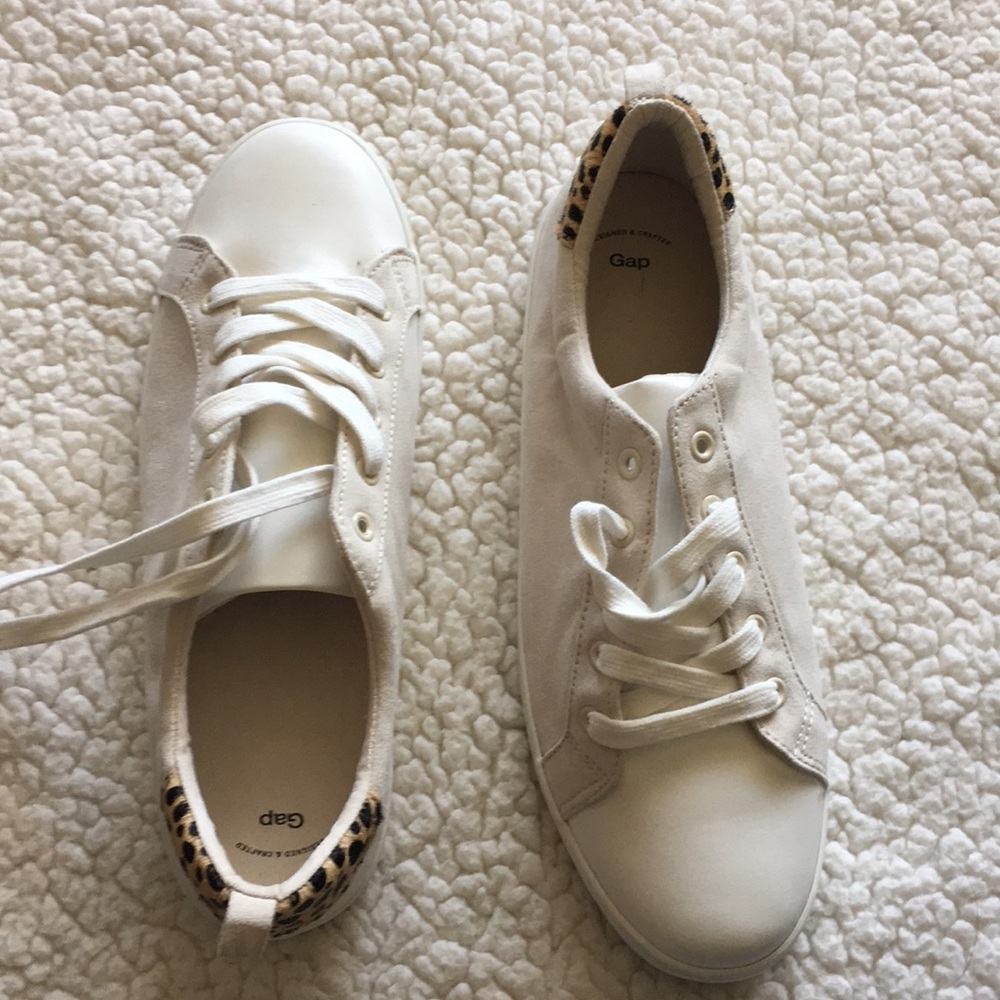 Gap Sneakers - Leopard Calf Hair - Cream Suede - 8